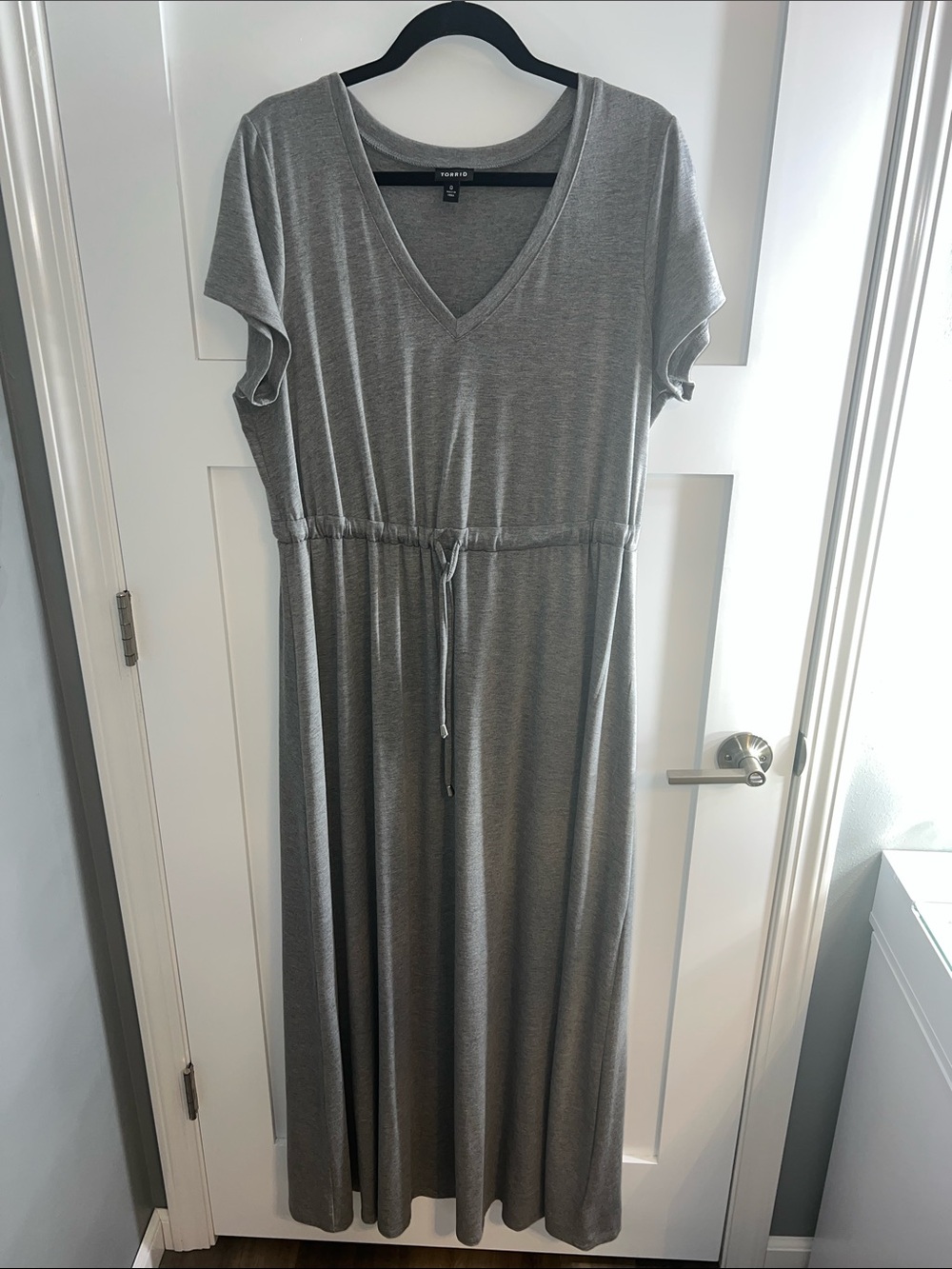 Torrid Gray Maxi Dress Size 0